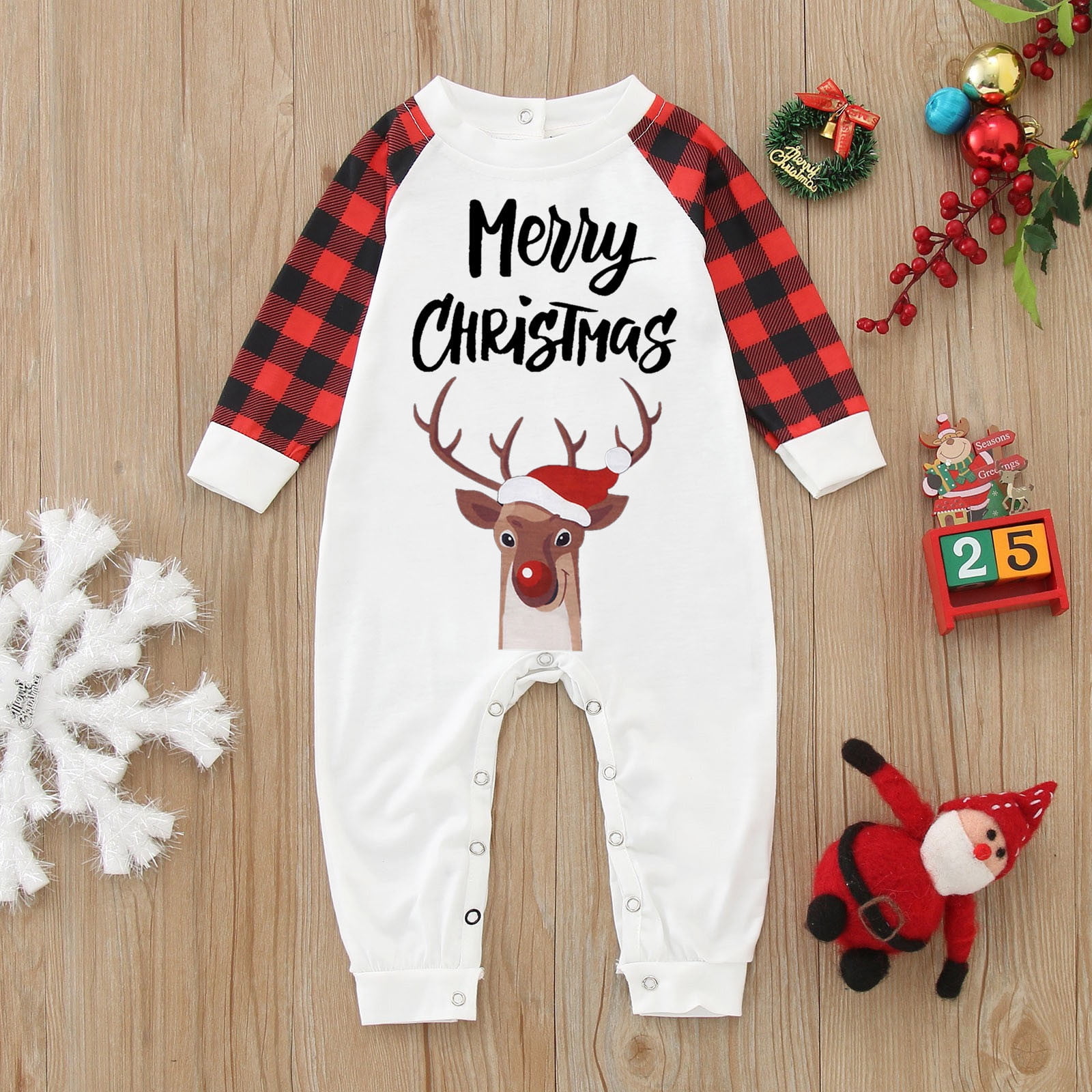 2023 Christmas Family Suit Family Pajama Pants Christmas Plaid Mens Big