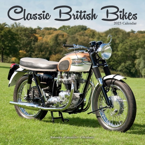 2023 Classic British Bikes Wall Calendar