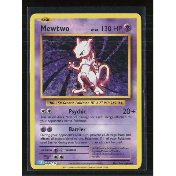 2023 Classic Collection Mewtwo Holo #14/34