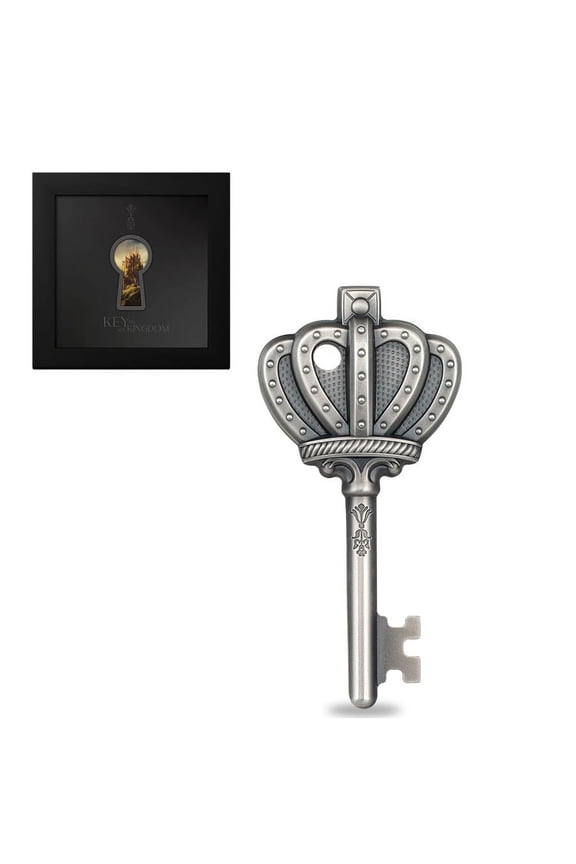 2023 Cook Islands 1 oz Silver Key to My Kingdom Antiqued Coin