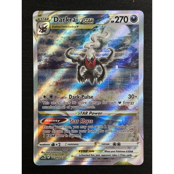 2023 Crown Zenith Darkrai VSTAR Holo SAR #GG50/GG70