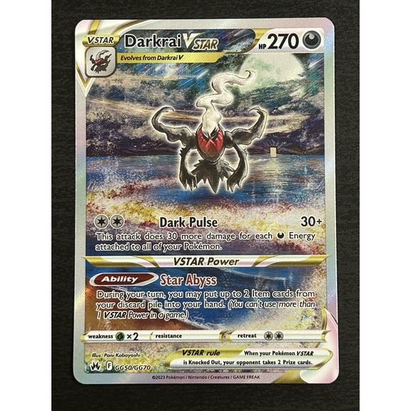 2023 Crown Zenith Darkrai VSTAR Holo SAR #GG50/GG70