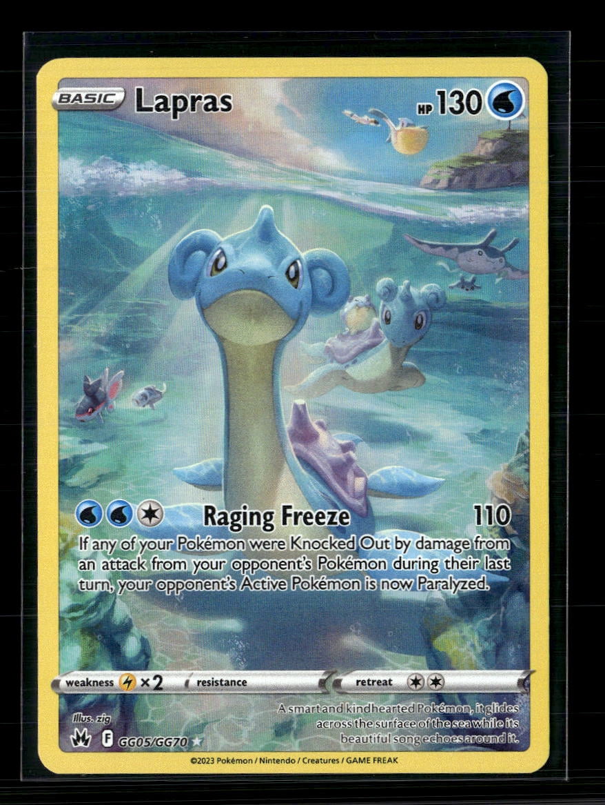 Lapras Pokemon Card