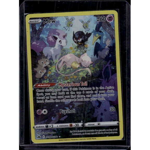 2023 Crown Zenith Mew Holo Rare #GG10/GG70