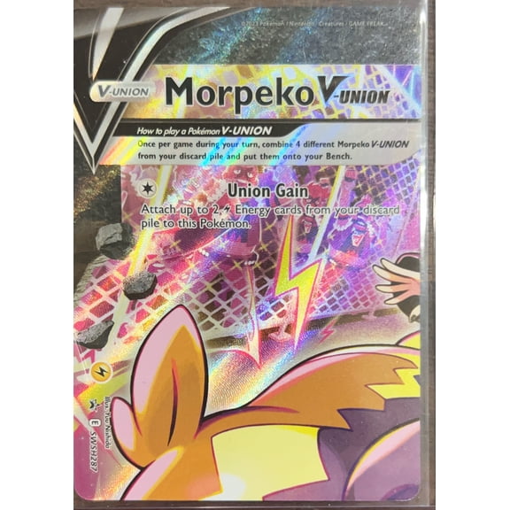 2023 Crown Zenith Morpeko V-Union Holo Black Star Promo #SWSH287