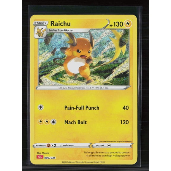 2023 Crown Zenith Raichu Holo #9/34