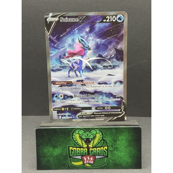 2023 Crown Zenith Suicune V Holo Rare SAR #GG38/GG70