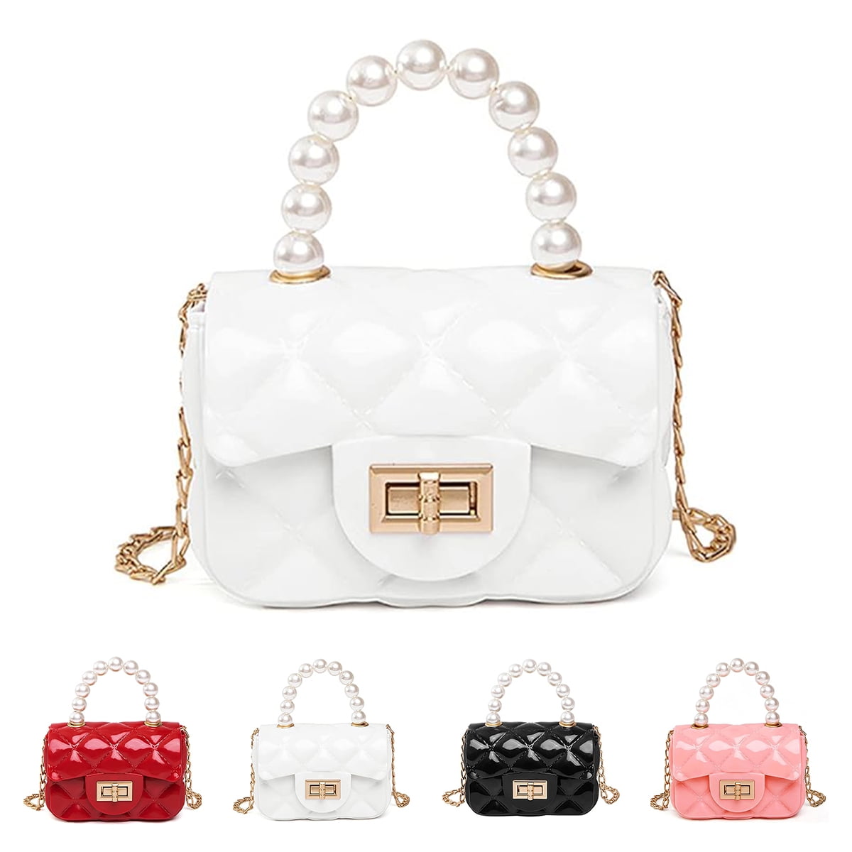 Mini purse white deals