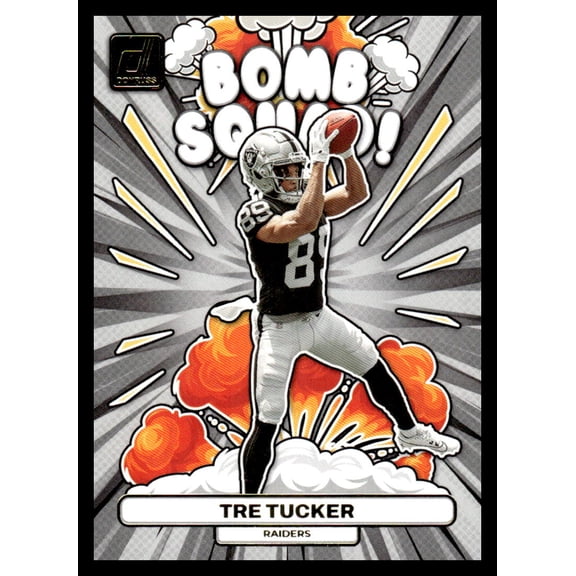 2023 DONRUSS BOMB SQUAD #23 TRE TUCKER LAS VEGAS RAIDERS