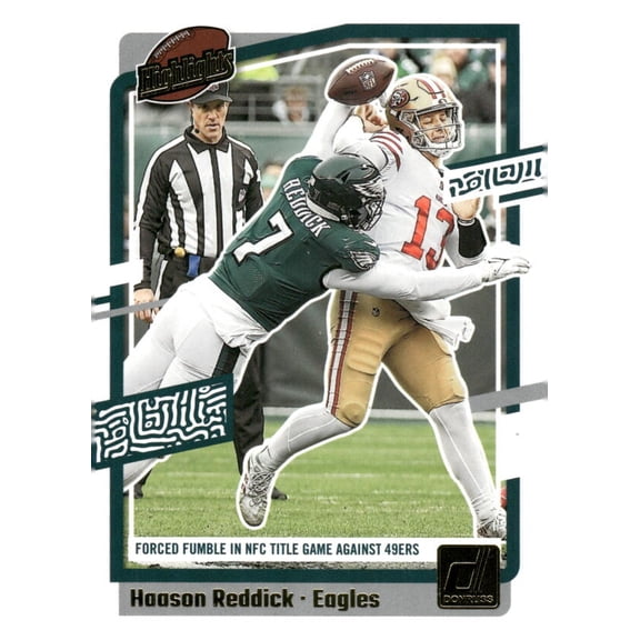 2023 DONRUSS HIGHLIGHTS #24 HAASON REDDICK PHILADELPHIA EAGLES