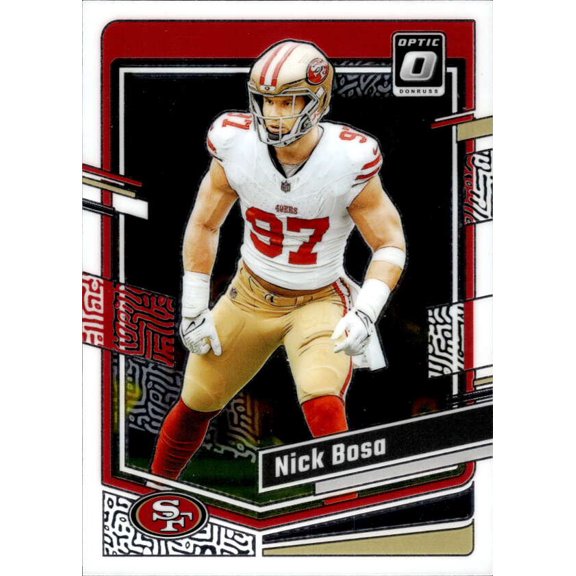 2023 DONRUSS OPTIC #173 NICK BOSA SAN FRANCISCO 49ERS