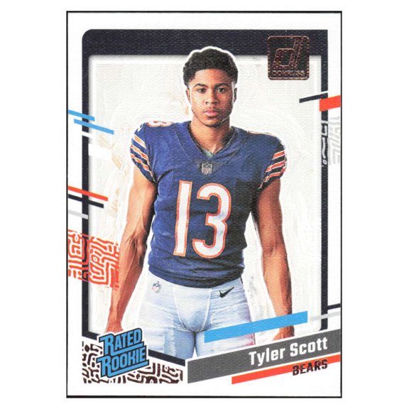 2023 DONRUSS PORTRAIT #34 TYLER SCOTT RATED ROOKIE RC CHICAGO BEARS