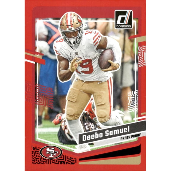 2023 DONRUSS PRESS PROOF RED #268 DEEBO SAMUEL SAN FRANCISCO 49ERS