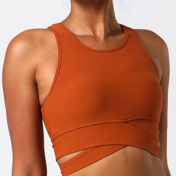2023 Design Women Push Up Shockproof Sports Bras High Elastic Sportswear Gym Yoga Bra Removable Chest Pad Sports Yoga Vest Girls Workout Too Sports Bra Long Cropped Yoga Top Womens plus Size Sports