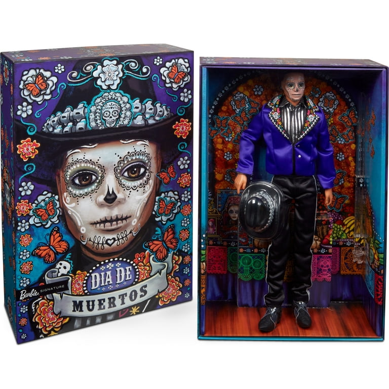 Collectible Mexican Holiday Dolls : Barbie 2023 Día De Muertos Doll