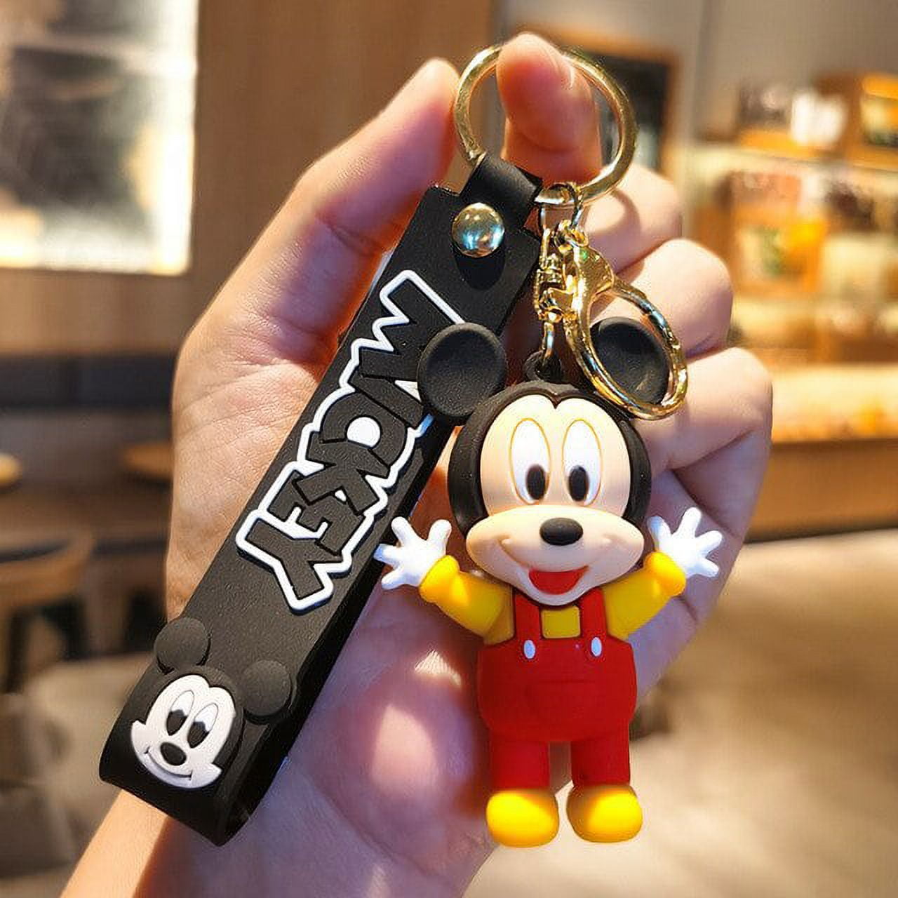 Keychain Cartoon Stitch Cute Doll Pvc Keyring Ornament Key Chain Car  Pendant Gifts - Jewelry & Accessories - Temu