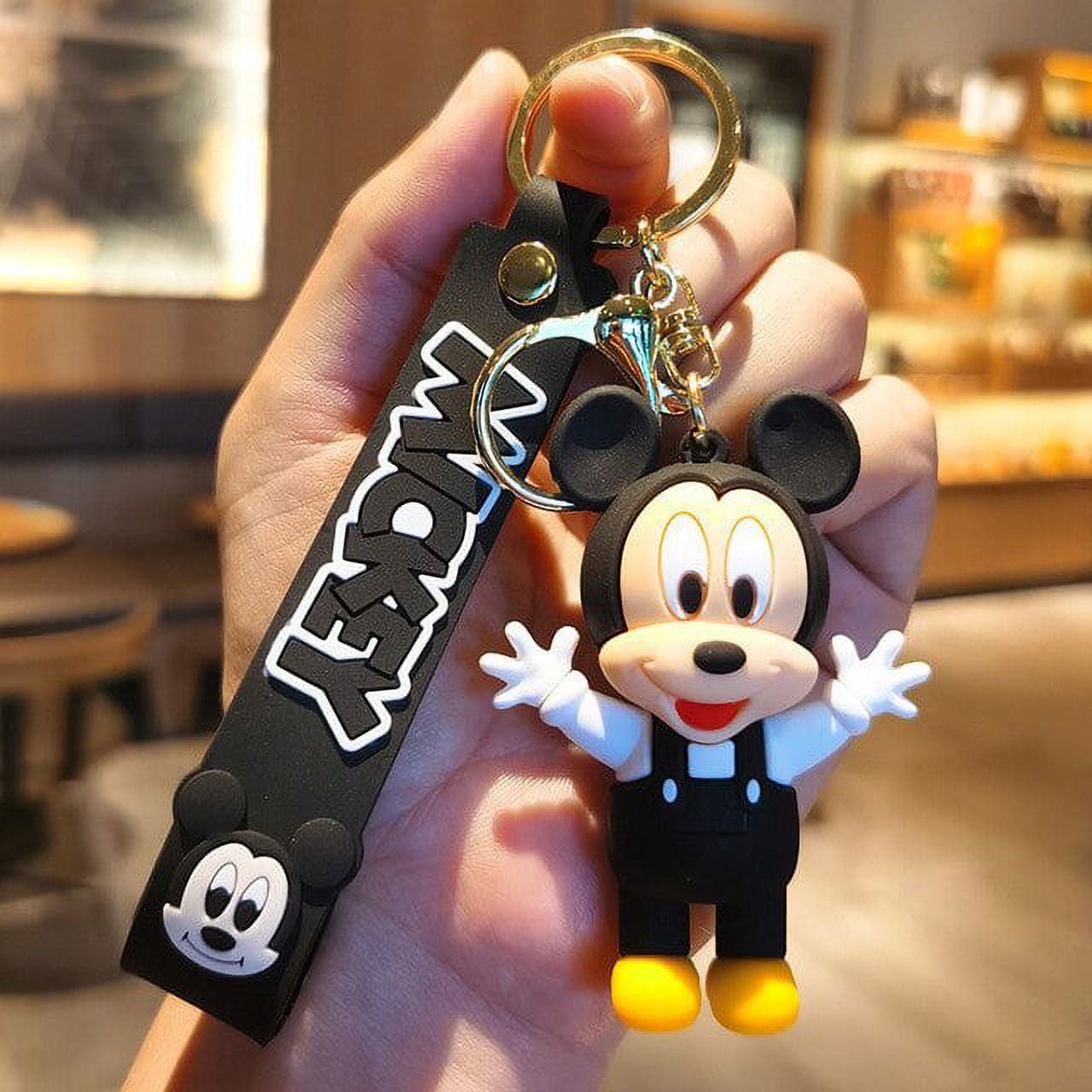 Disney's Stitch Keychain, Cute Keychains, Wristlet, Purse Charm