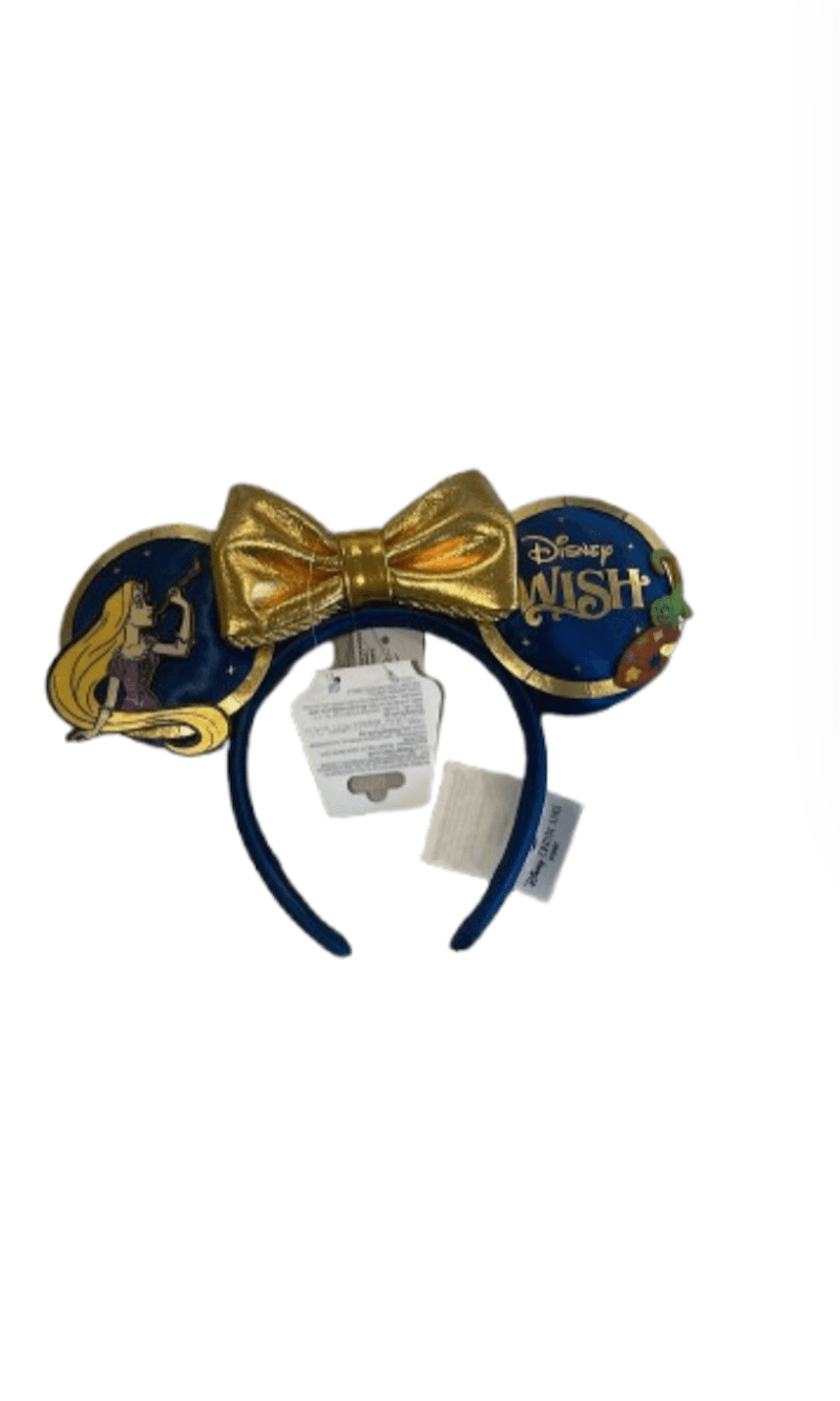 Disney Cruise Line Wish Princess Rapunzel Minnie Ear Headband for