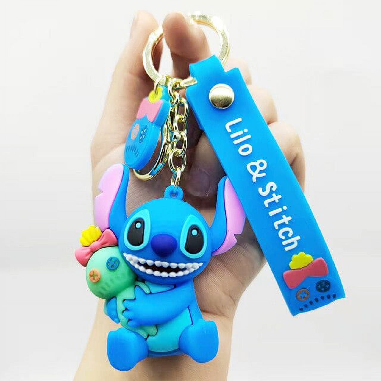 Stitch Keychains Lilo Stitches Car Key Handbag Accessories Disney