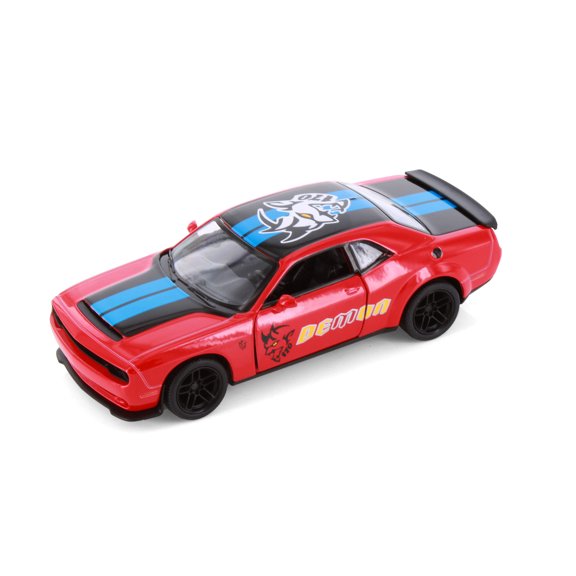 2023 Dodge Challenger SRT Demon 170 Livery Edition, Red - Kinsmart 5461DF - 1/40 Scale Diecast Model Car