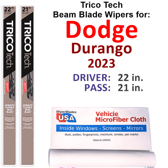 2023 Dodge Durango Beam Blade Wipers (Set of 2)