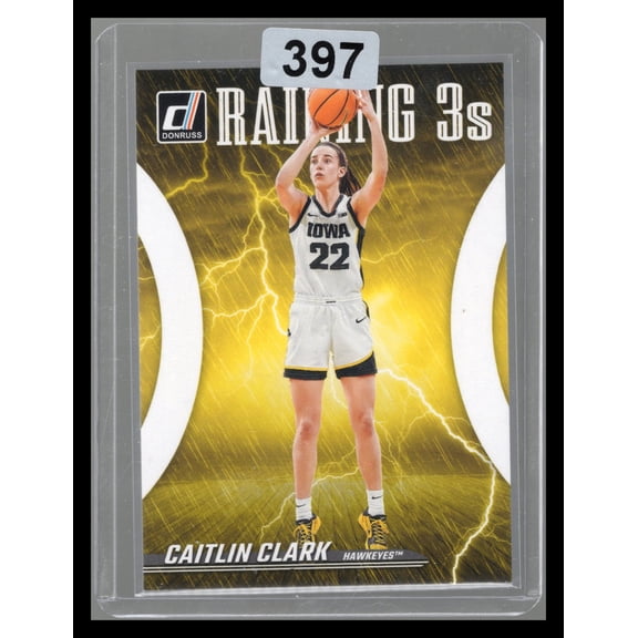 2023 Donruss C.C. Collection Caitlin Clark Iowa Hawkeyes R1 Basketball Card Iowa Hawkeyes NCAA Basketball Trading Card