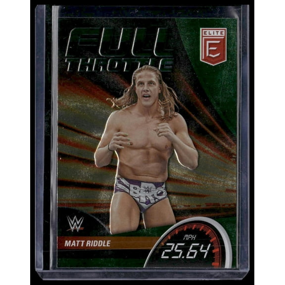 2023 Donruss Elite WWE Matt Riddle #6 Full Throttle Green