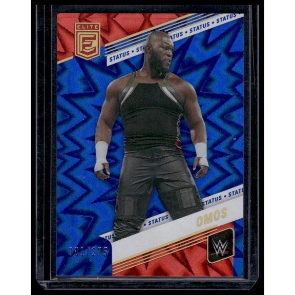 2023 Donruss Elite WWE Omos #87 Status Explosion SN