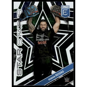 2023 Donruss Elite WWE Roman Reigns #8 Star Status Green Card