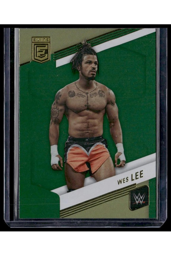 2023 Donruss Elite WWE Wes Lee #21 Green