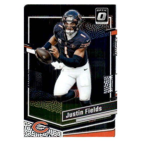 2023 Donruss Optic Justin Fields Chicago Bears #36 Football Card