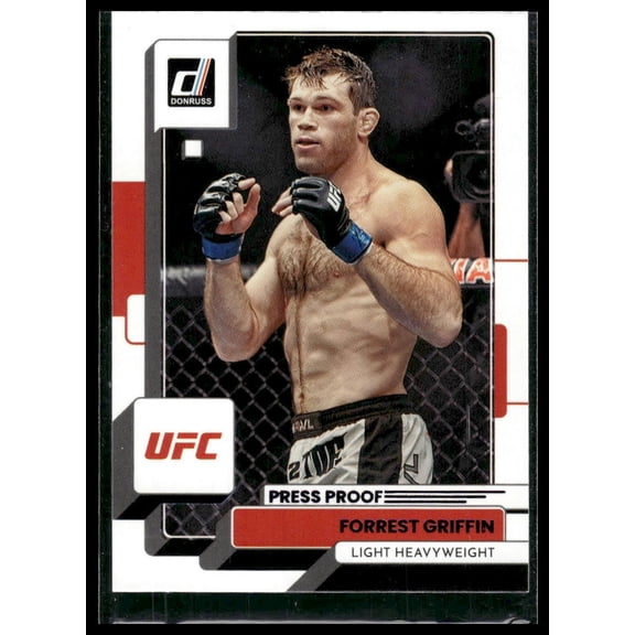 2023 Donruss UFC Forrest Griffin #103 Press Proof Purple