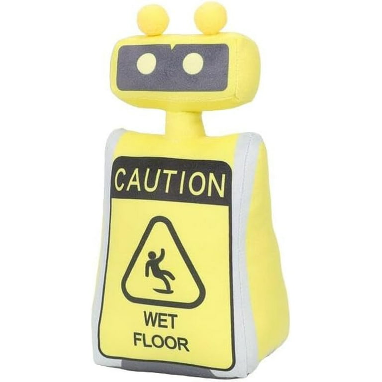 Wet Floor Bot Sign Plush Fnaf Plush Security Breach Gamer -  Finland