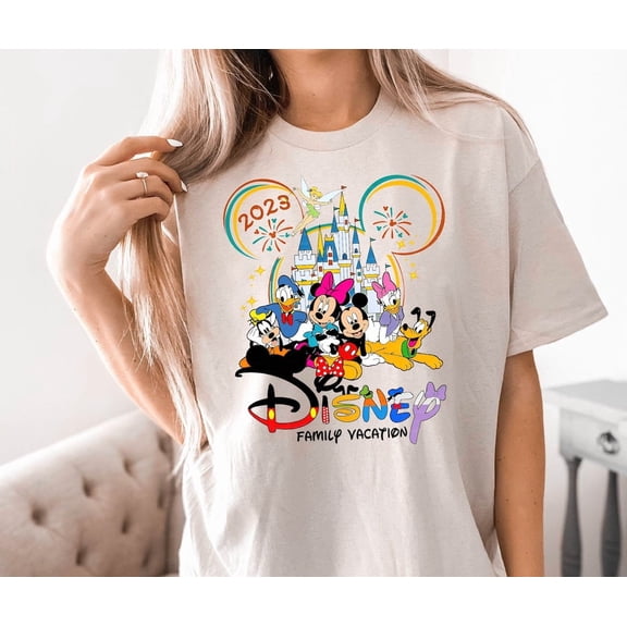2023 Family Vacation Shirt, Mouse Shirt for Women, Mouse Ear Shirt, Trip Family Shirt Animal Kingdom Hakuna Matata All Size S-5Xl
