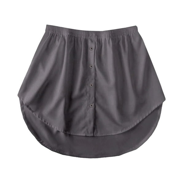 2023 Fashion Women Versatile Shirt Extender Sweater Top Lower Sweep Skirt Overlay Bottom Half Plaid Mini Skirts Vacation Holiday Female Dailywear