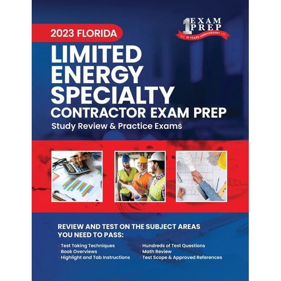 2023 Florida Limited Energy Specialty Contractor Exam Prep: 2023 Study Review & Practice Exam (Paperback) by Upstryve Inc