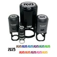 thumbnail image 1 of 2023 Fun Text Self-Inking Rubber Stamp Ink Stamper - Purple Ink - Medium 1 Inch, 1 of 7