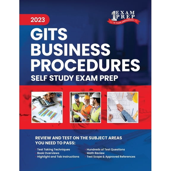 2023 GITS Florida Business Procedures Contractor Exam Prep: 2023 Study Review & Practice Exams (Paperback)