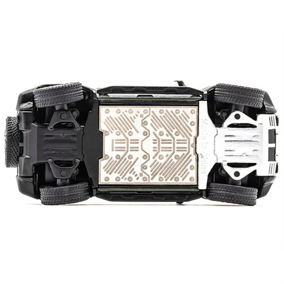 2023 GMC Hummer EV SUV Green Metallic with Black Top 1/64 Diecast Model Car by GCD