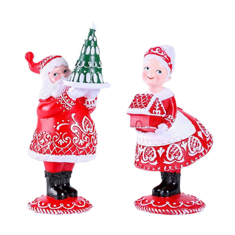 2023 Gingerbread Christmas Decor Mr,Santa and Mrs.Santa Christmas