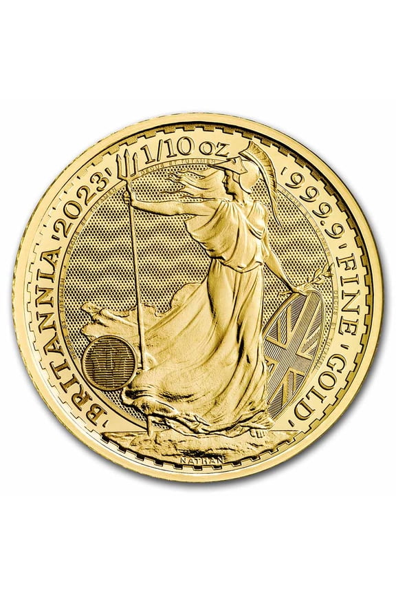 2023 Great Britain 1/10 oz Gold Britannia BU (King Charles III)