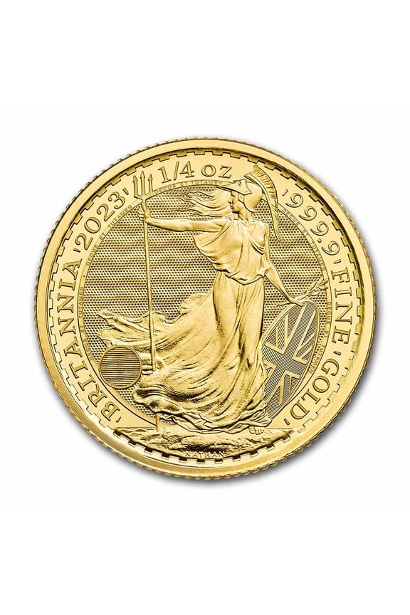 2023 Great Britain 1/4 oz Gold Britannia BU (King Charles III)