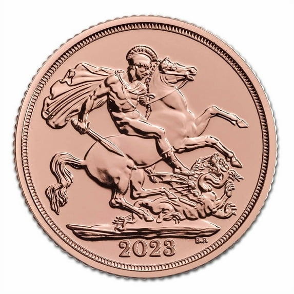 2023 Great Britain Gold Coronation Sovereign BU