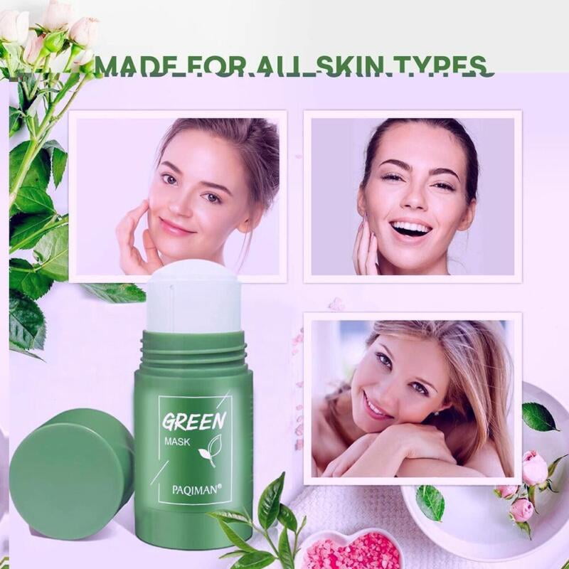 2023 Green Tea Solid Mask AntiAcne Poreless Deep Cleanse Oil Control