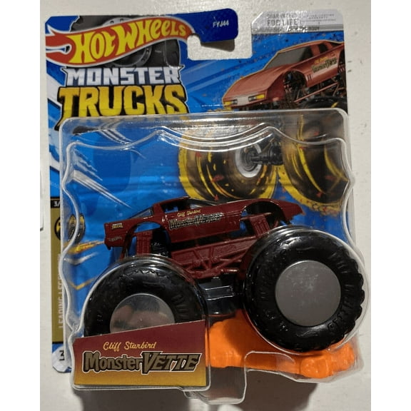 2023 HOT WHEELS Monster Trucks - Chevy Corvette (Cliff Starbird Vette) F25