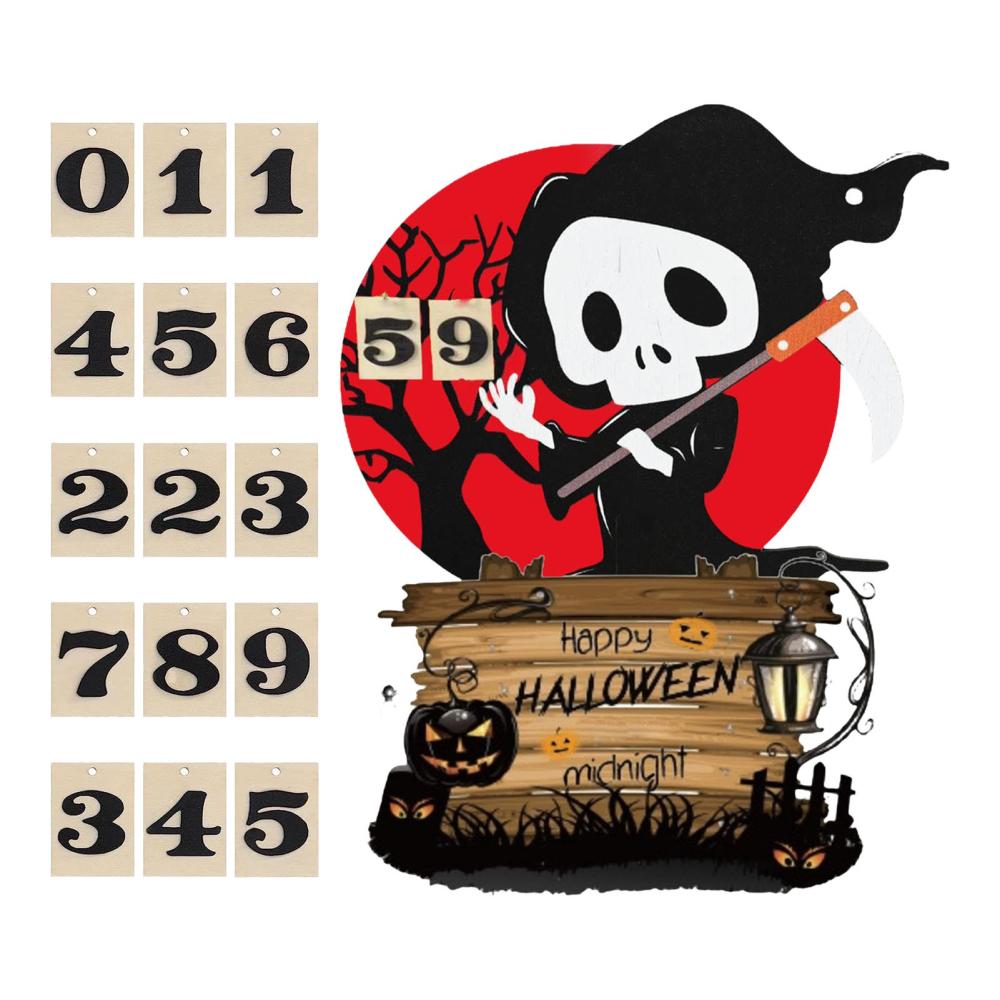 2023 Halloween Advent Calendars Pumpkin Skull Grim Reaper Countdown