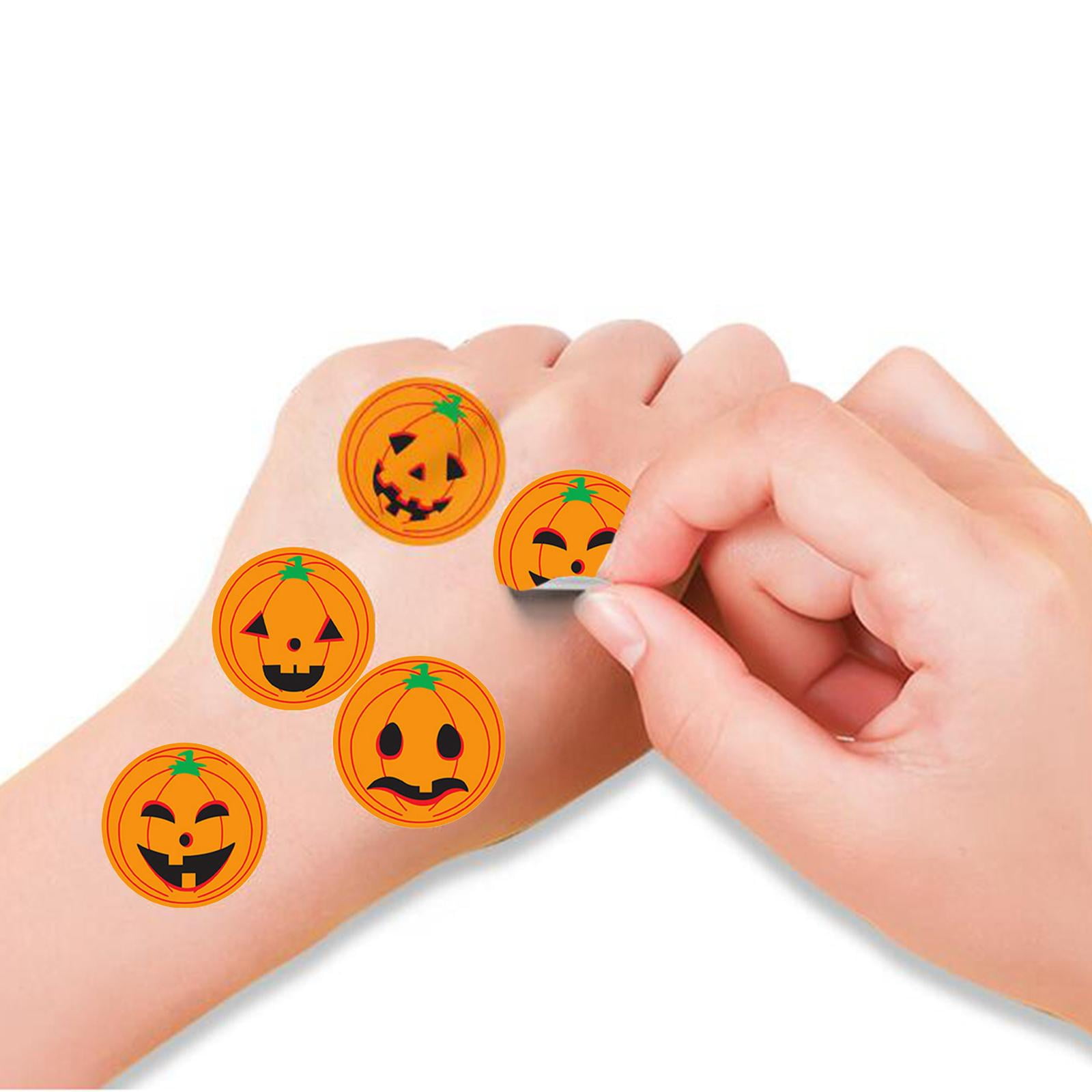 Autocollants Halloween - 500 Stickers En Forme De Visage Fantôme - Pour Enveloppes, Scrapbooking, Décoration - Rouleau PVC