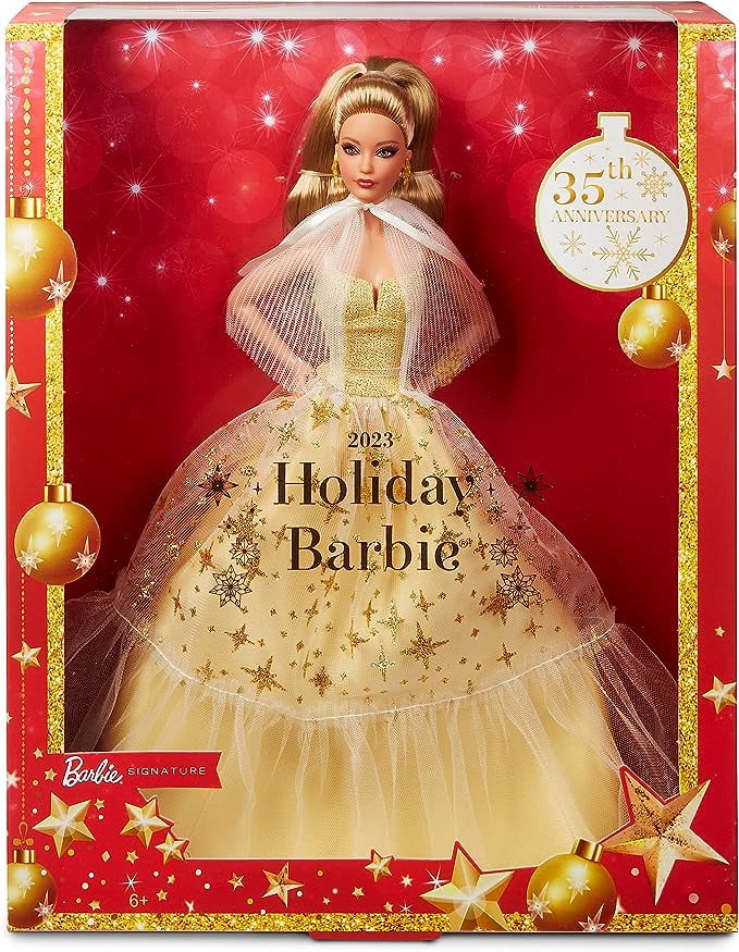 2023 Holiday Barbie Doll, Seasonal Collector Gift, Barbie Signature