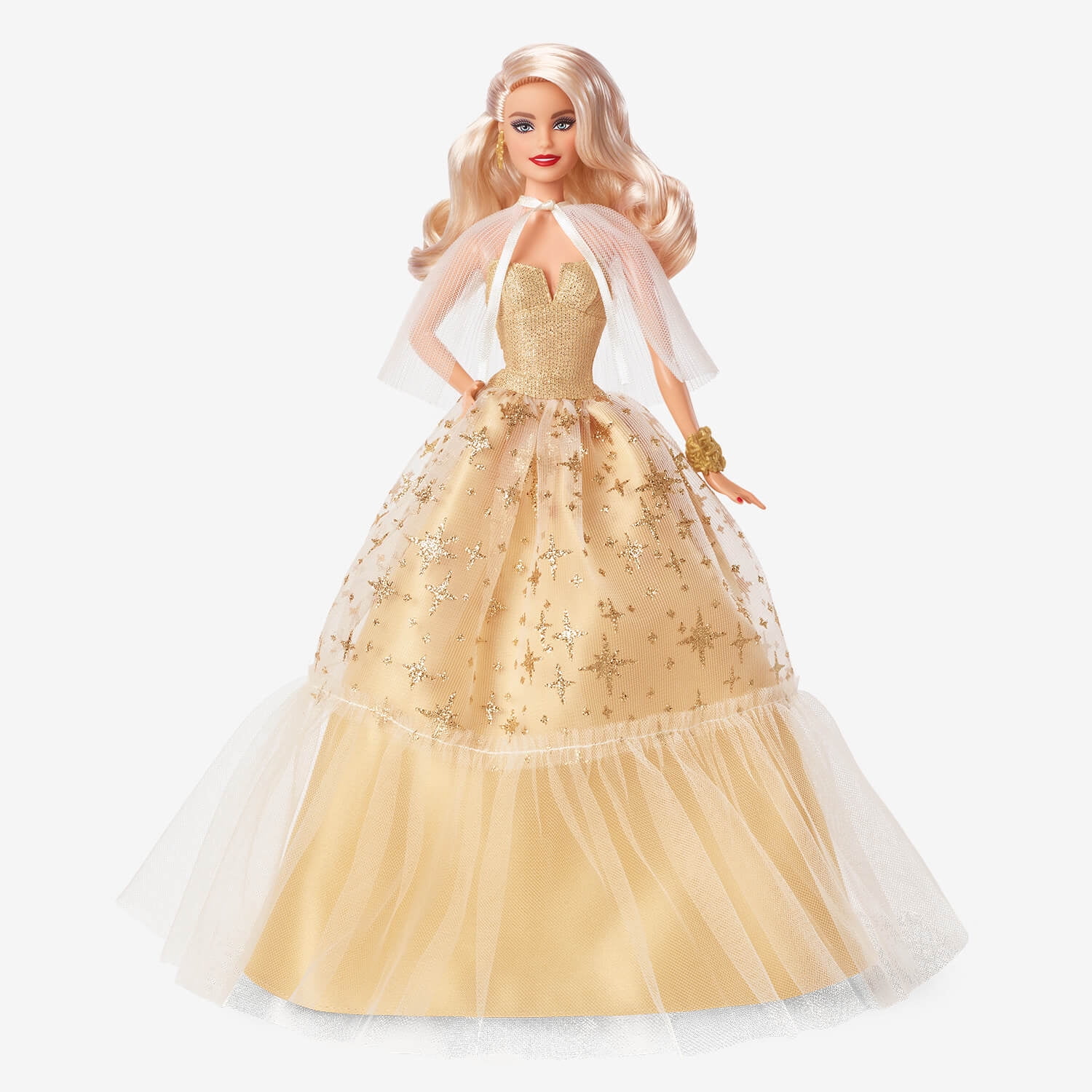 Blue Chiffon Ball Gown Barbie Silkstone Doll BFMC Gold Label 2016 Mattel  DYX74 - We-R-Toys