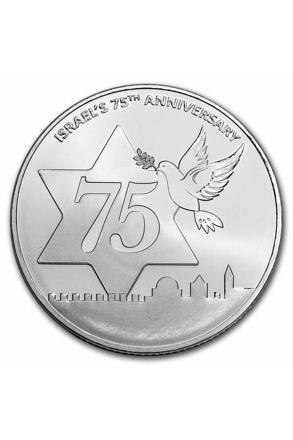 2023 Holy Land Mint Dove of Peace 75th Anniversary 1 oz Silver Coin